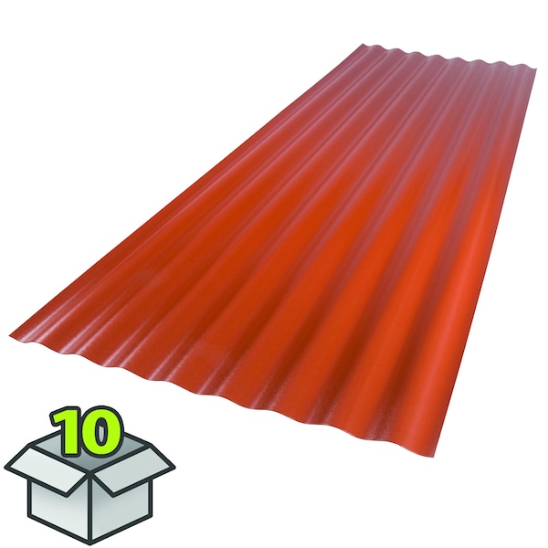 Suntop IRN .063 Red Brick 26x72in, 10PK 190825 - main